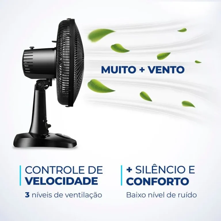 Ventilador de Mesa Mondial 6 pás VSP-30-B 110v - Image 3