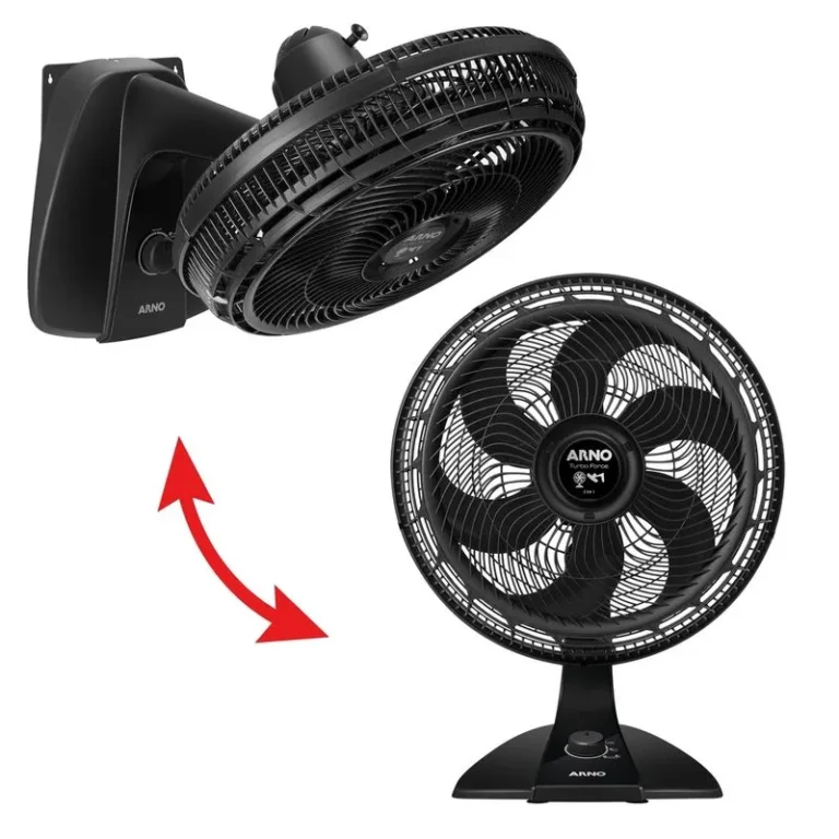 Ventilador 2 em 1 Arno Turbo Force Preto VF42 110v - Image 3