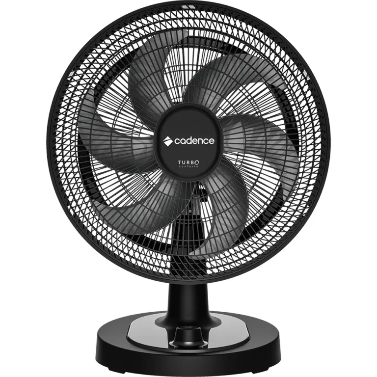 Ventilador Cadence Turbo Conforto Black 42cm- 127V