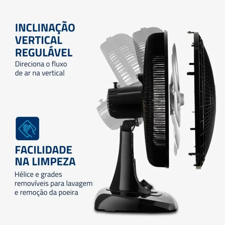 Ventilador de Mesa Mondial 6 pás VSP-40-B - Image 3