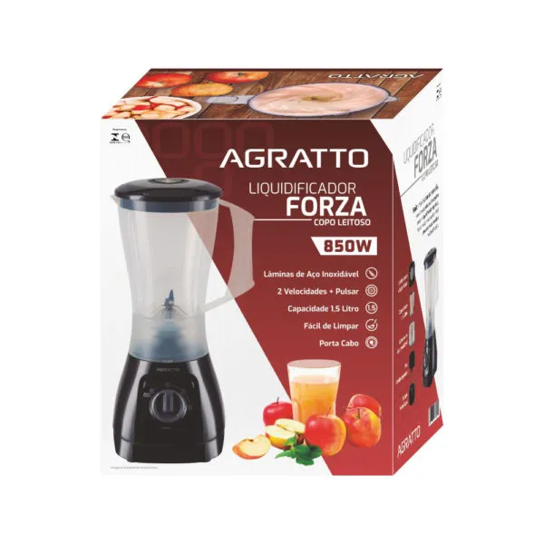 Liquidificador Forza Leitoso 1,5L 850W Preto 127V - Imagem 4