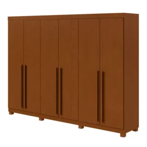 Guarda-Roupa Casal Bertha 6 Portas 4 Gavetas Frassino – Móveis Lopas