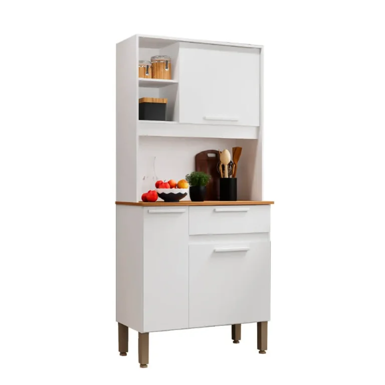 Cozinha Compacta Sallêto Lia 3 Portas e 1 Gaveta - Branco