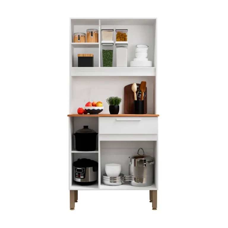 Cozinha Compacta Sallêto Lia 3 Portas e 1 Gaveta - Branco - Image 3