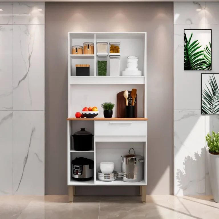 Cozinha Compacta Sallêto Lia 3 Portas e 1 Gaveta - Branco - Image 4