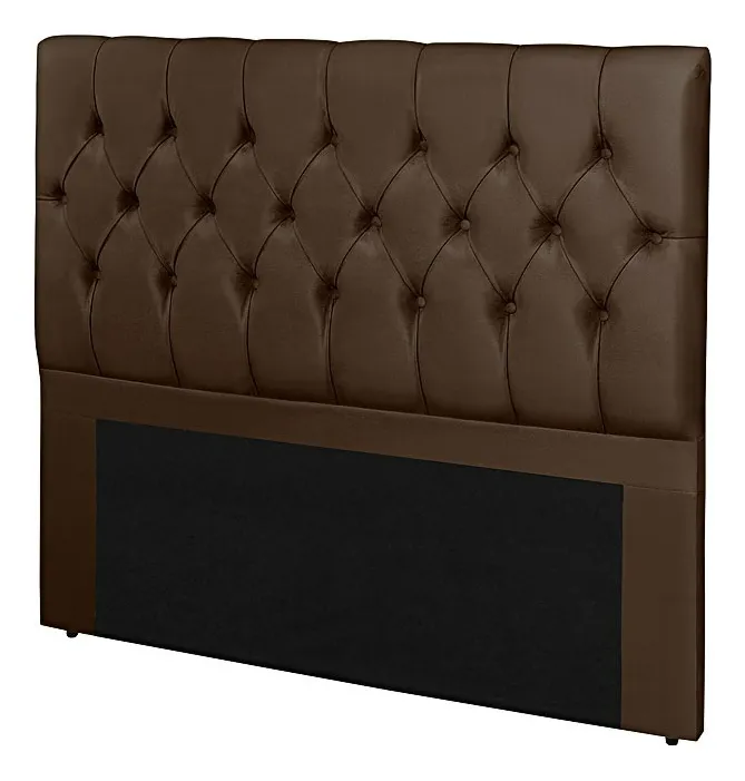 Cabeceira Paris MDP Estofados 140 cm - Marrom