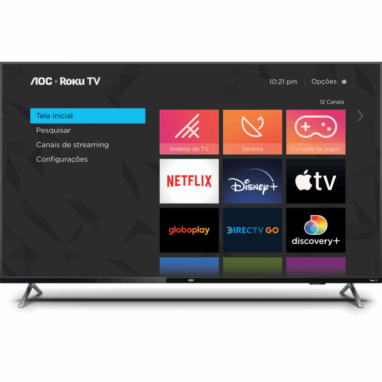 Smart Tv Led 50" AOC Roku 4K Dolby Vision/Atmos e Wi-Fi - Imagem 3
