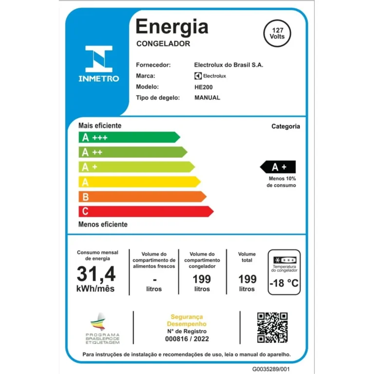 Freezer Electrolux Horizontal 199L - 127v - Imagem 5