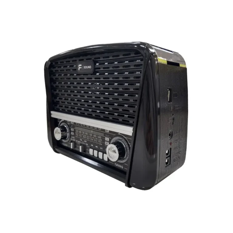 Rádio portátil Retrô - Preto - Imagem 4