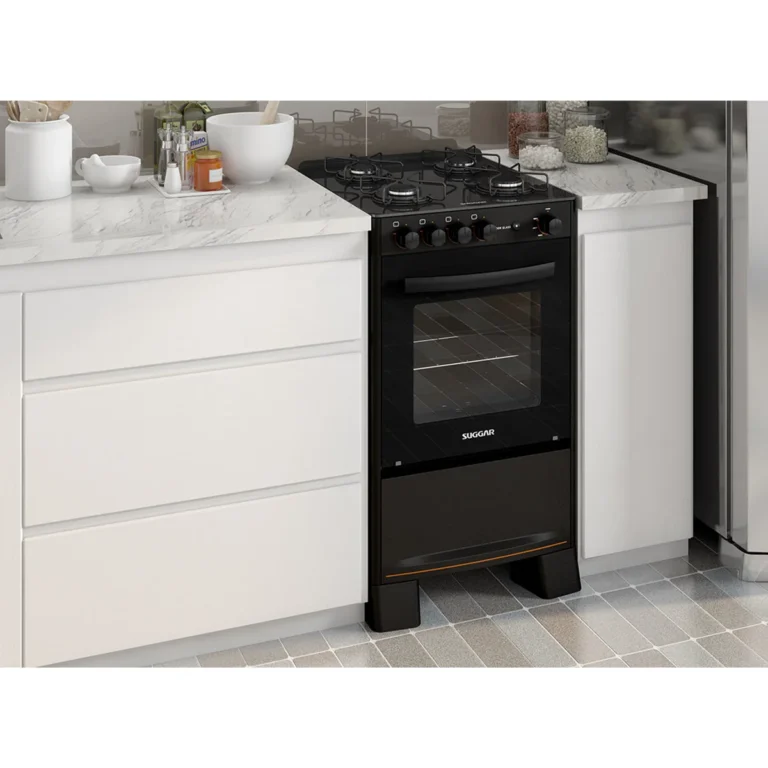 Fogão Suggar Cook Glass 4 Bocas - Preto - Imagem 2