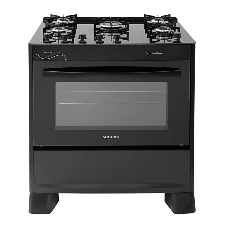 Fogão Suggar 5 bocas Cook Glass Preto - Bivolt - Imagem 5