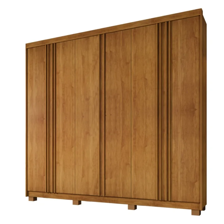 Guarda-Roupa Casal Lisboa 6 Portas Ripadas