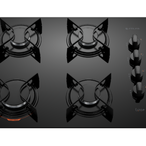 Cooktop Atlas Top 4 Bocas Preto - Bivolt