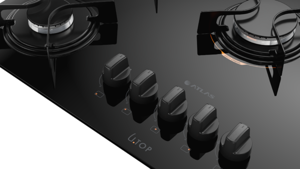 Cooktop 5 Bocas Atlas U Top Preto - Bivolt - Imagem 4