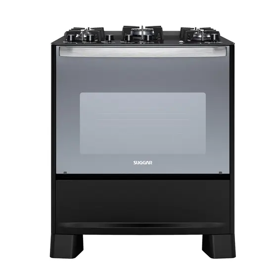 Fogão De Piso Fgvmtg511pt Master Grill 5 Bocas Suggar