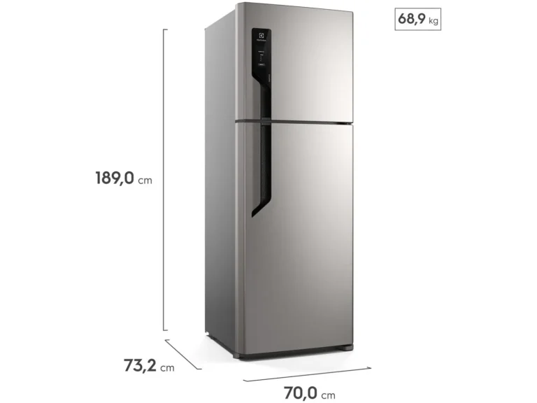 Refrigerador Electrolux Frost Free Duplex Inox Look 480L Efficient TF71S - Imagem 2